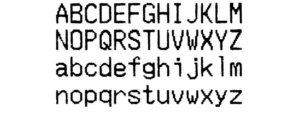 Merchant Copy 字形 标本