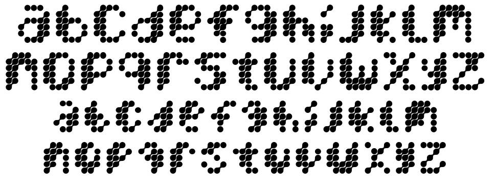 Mercury Blob 字形 标本