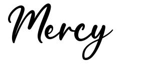Mercy font