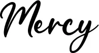 Mercy font