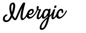 Mergic шрифт