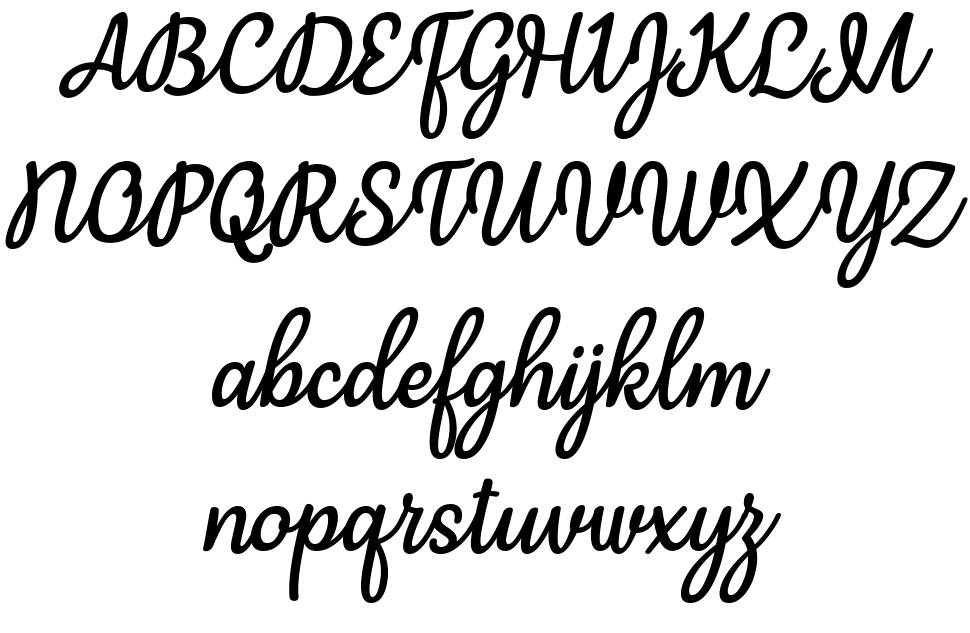 Mergic font specimens