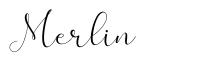 Merlin font