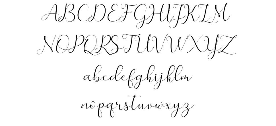 Merlin font Örnekler