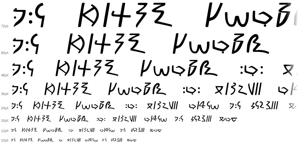 Meroitic Demotic font by Reinhold Kainhofer | FontRiver