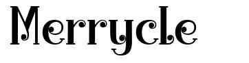 Merrycle font