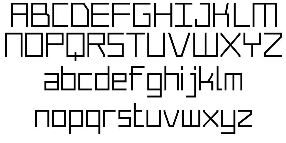Merubot font specimens