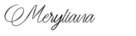 Meryliana font