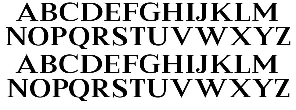 Merysha 字形 标本
