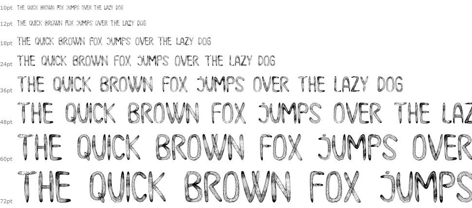 Meshes font Waterfall