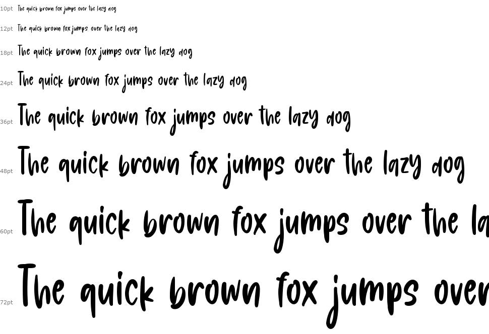 Messy Berry font Waterfall