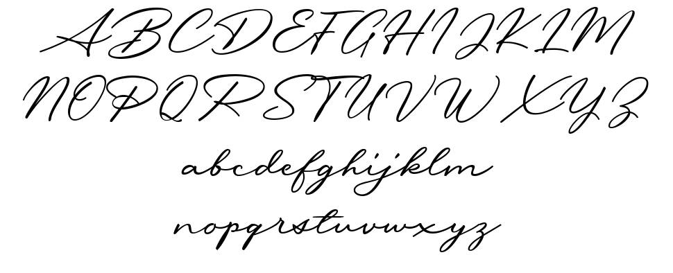 Messy Nessy Script font specimens