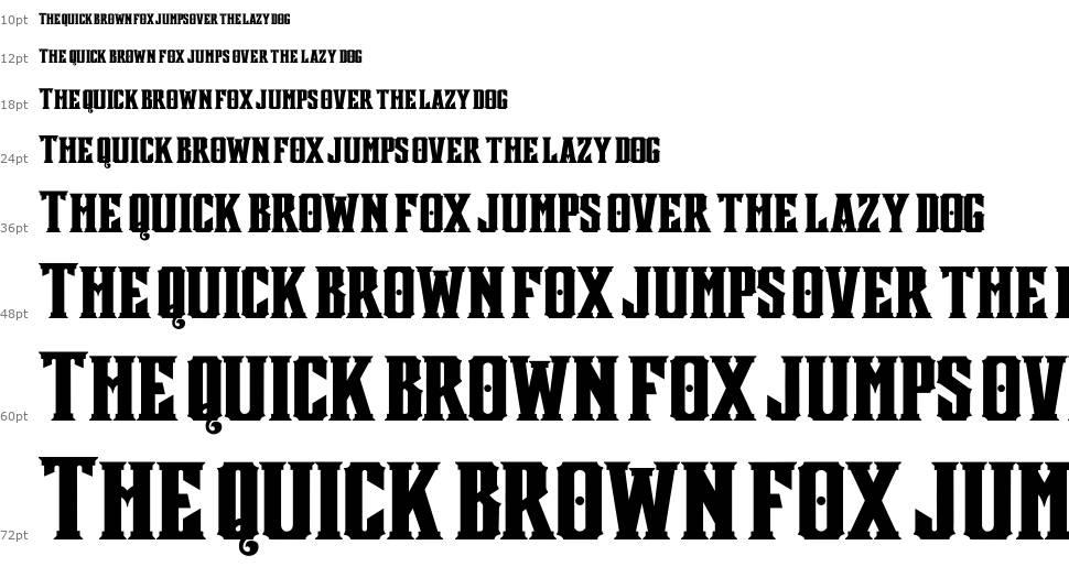 Mestizo font Waterfall