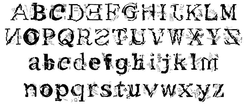 Metacopy font specimens