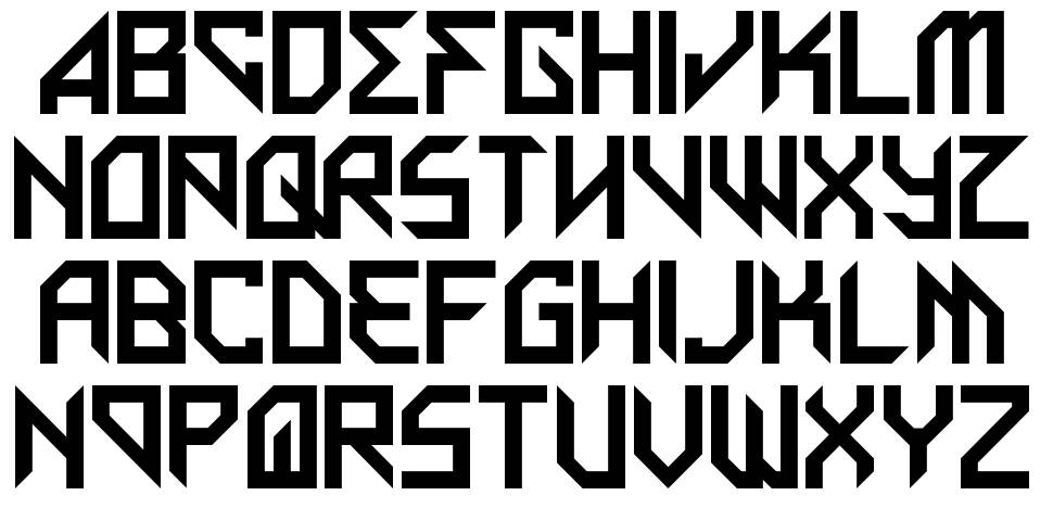 Metal Arhythmetic font specimens