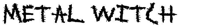 Metal Witch font