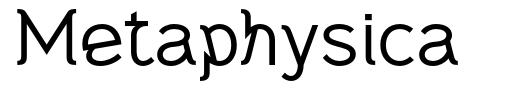 Metaphysica font