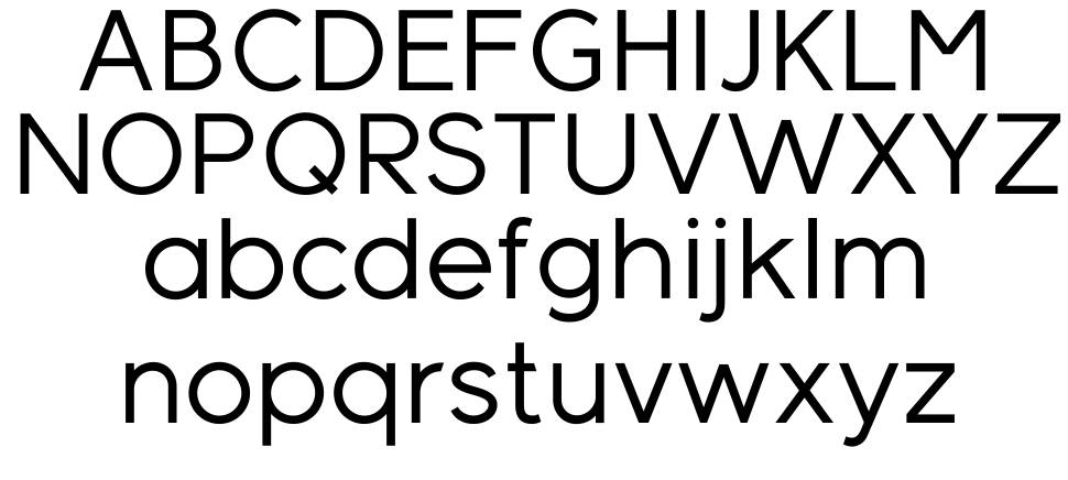 Meticula font Örnekler