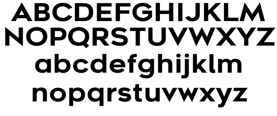 Metrosant 字形 标本