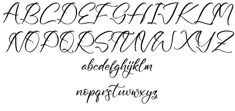 Mettafora font specimens