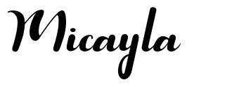 Micayla font