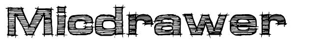 Micdrawer font