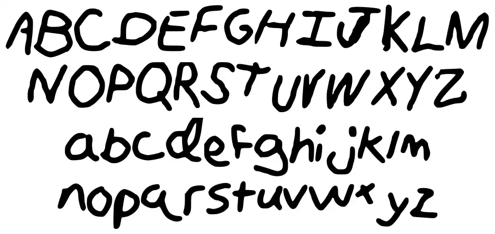 Michaela Handwritingfont specimens
