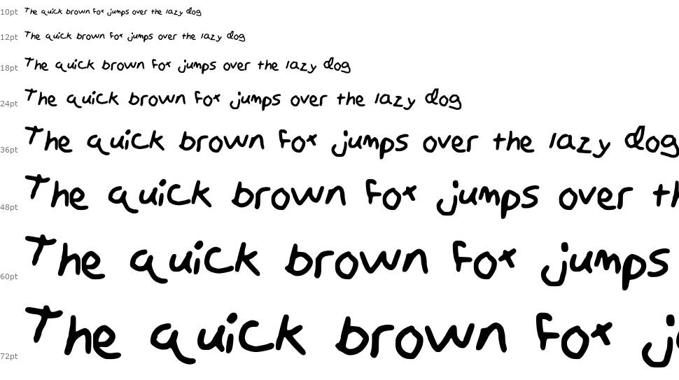 Michaela Handwriting шрифт Водопад
