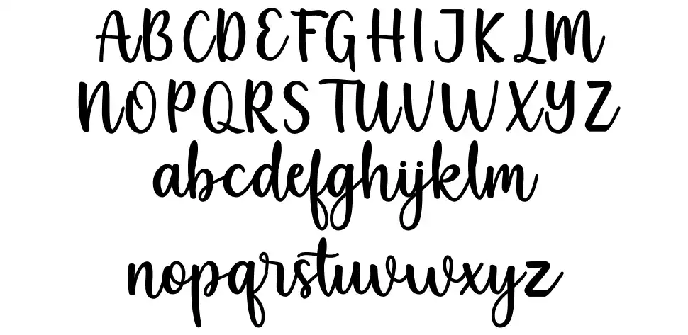 Michella Gardenfont specimens