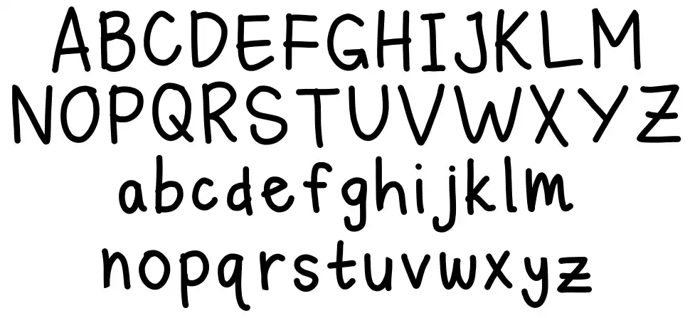 Michelle Lazy Handfont specimens