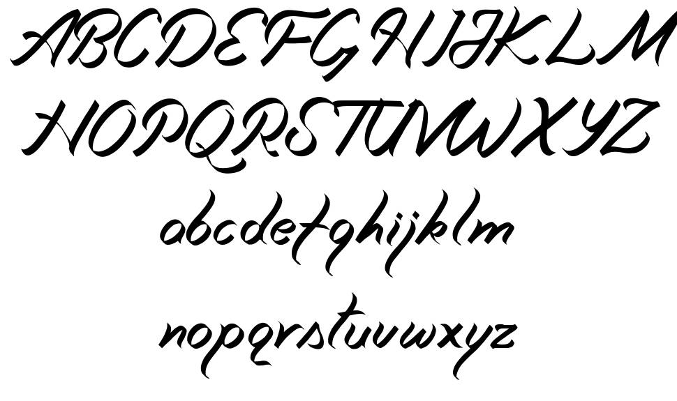 Miciana font Örnekler
