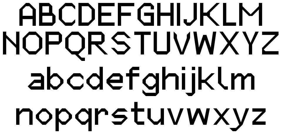 Micro Six font