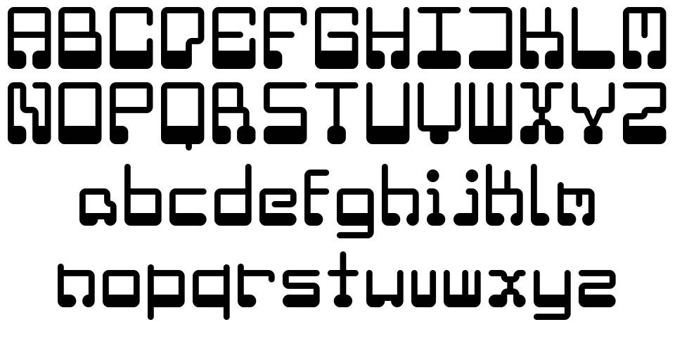 Microchip font Örnekler