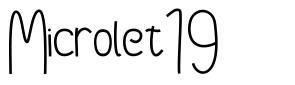 Microlet19 font