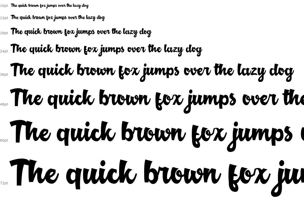 Middle Class Script font Şelale