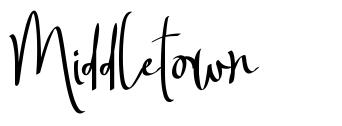 Middletown font