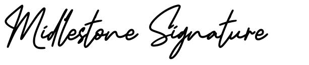 Midlestone Signature フォント