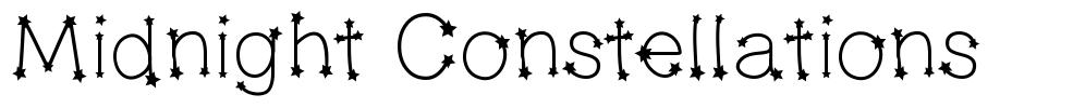 Midnight Constellations font