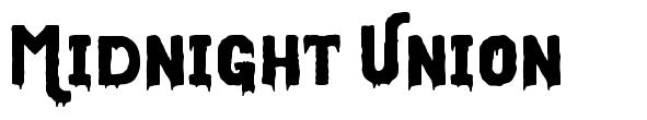 Midnight Union フォント