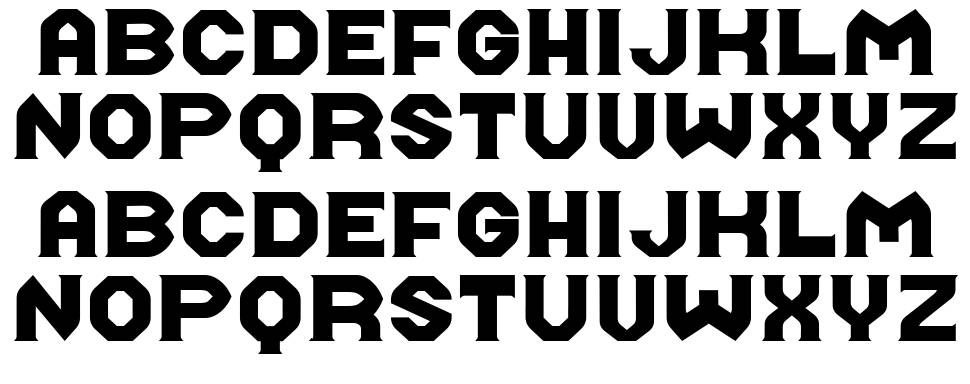 Midroba font specimens