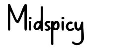 Midspicy font