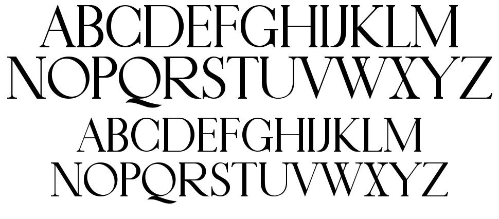Midtown Groveed font specimens