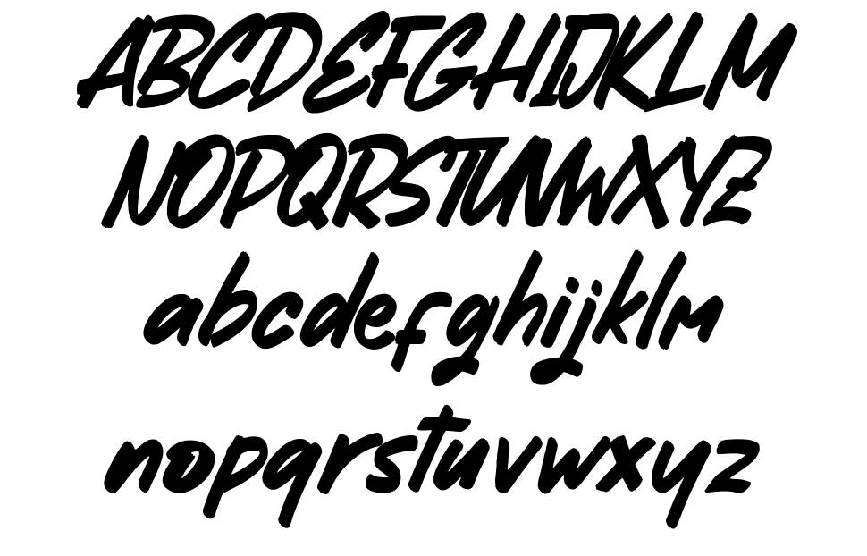 Mightsilly font specimens