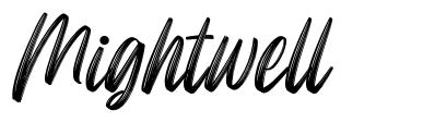 Mightwell font