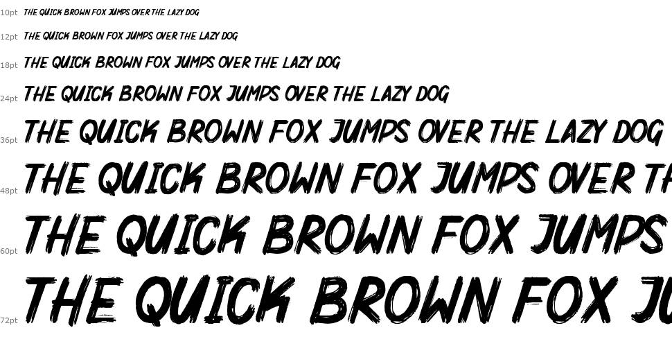Mighty Brush font Şelale