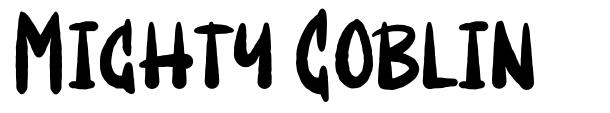 Mighty Goblin font