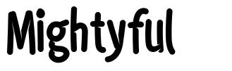 Mightyful font