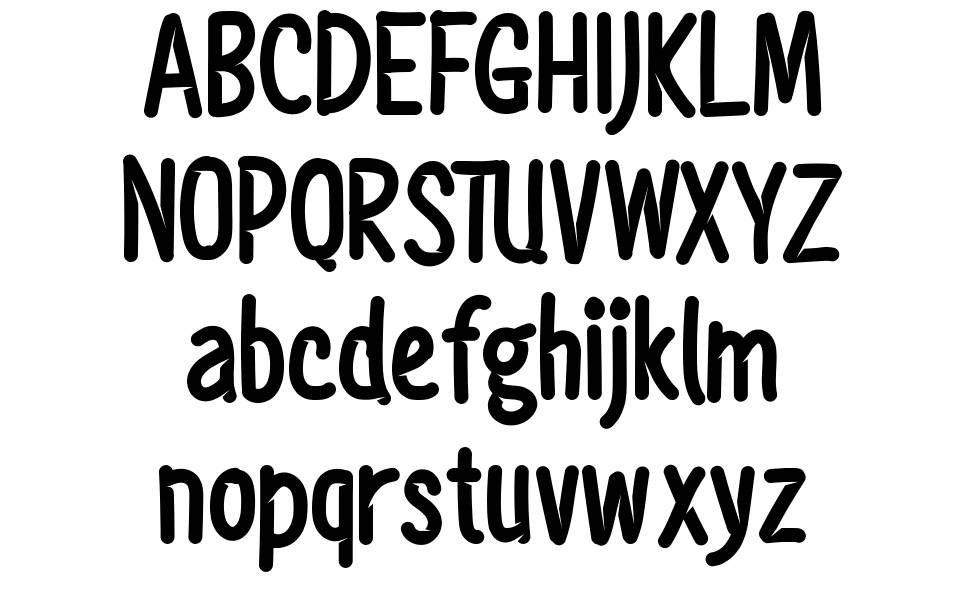 Mightyful font specimens