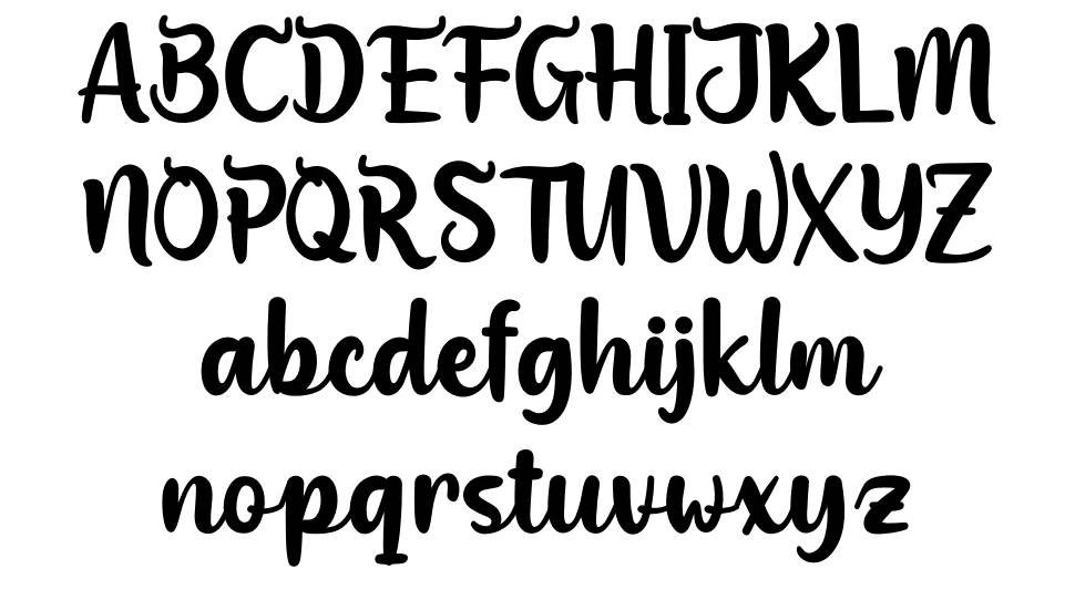 Migoove font specimens