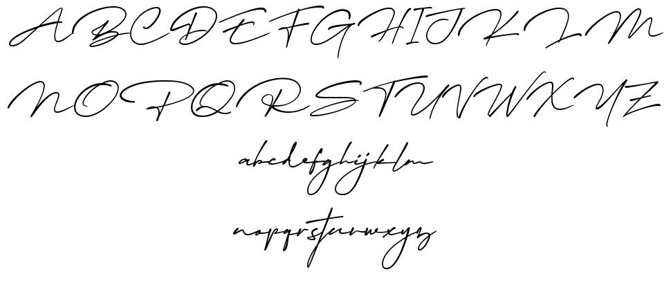 Migratory font specimens